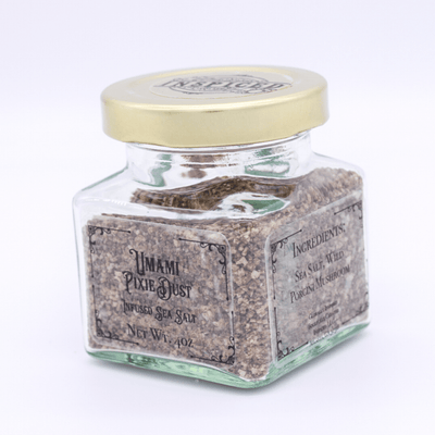 Umami Pixie Dust Porcini Infused Sea Salt - Inspiced.com