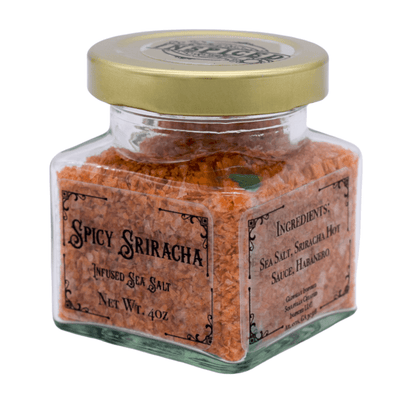 Spicy Sriracha Infused Sea Salt - Inspiced.com