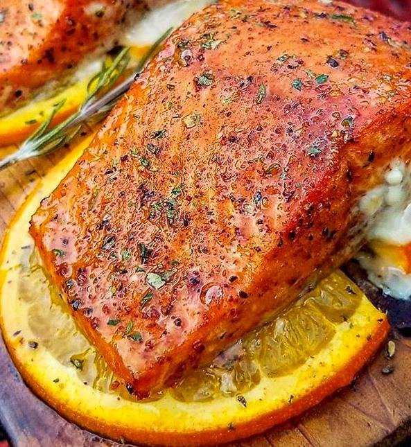 SMOKY CEDAR PLANKED SALMON