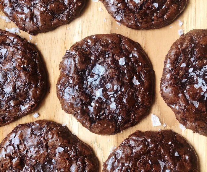 FUDGE BROWNIE CRINKLE COOKIES
