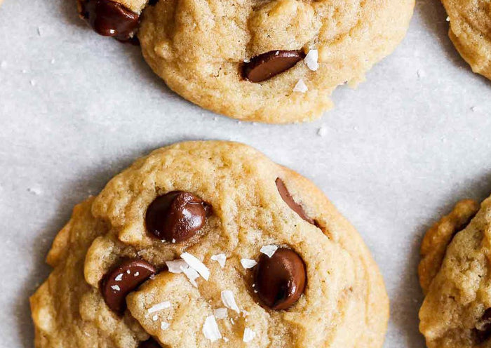 SEA SALTED CHOCOLATE CHIP COOKIES