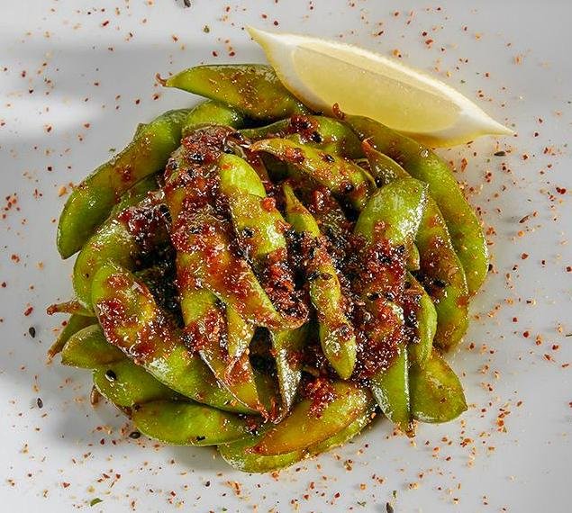 TOGARASHI SPICED EDAMAME