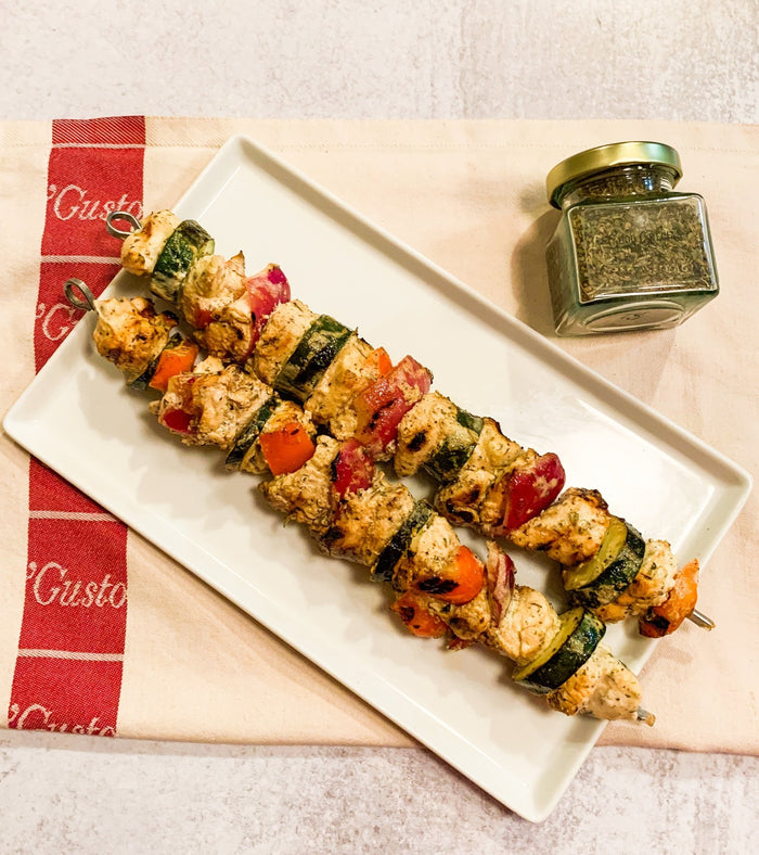 Greek Chicken Kebabs