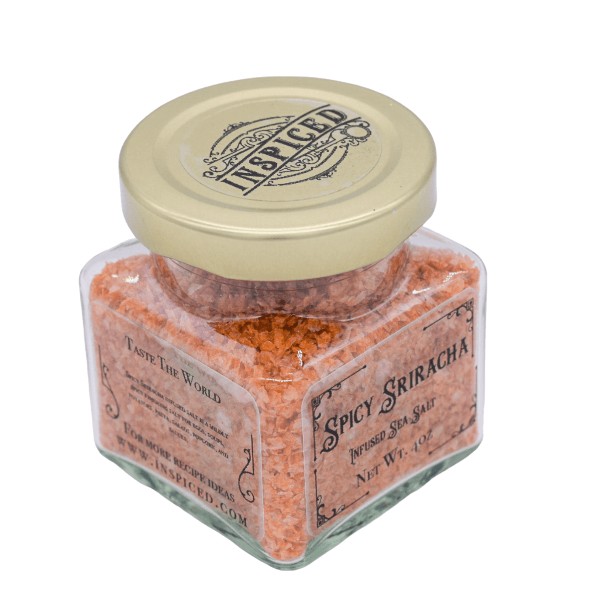 Spicy Sriracha Infused Sea Salt - Inspiced.com