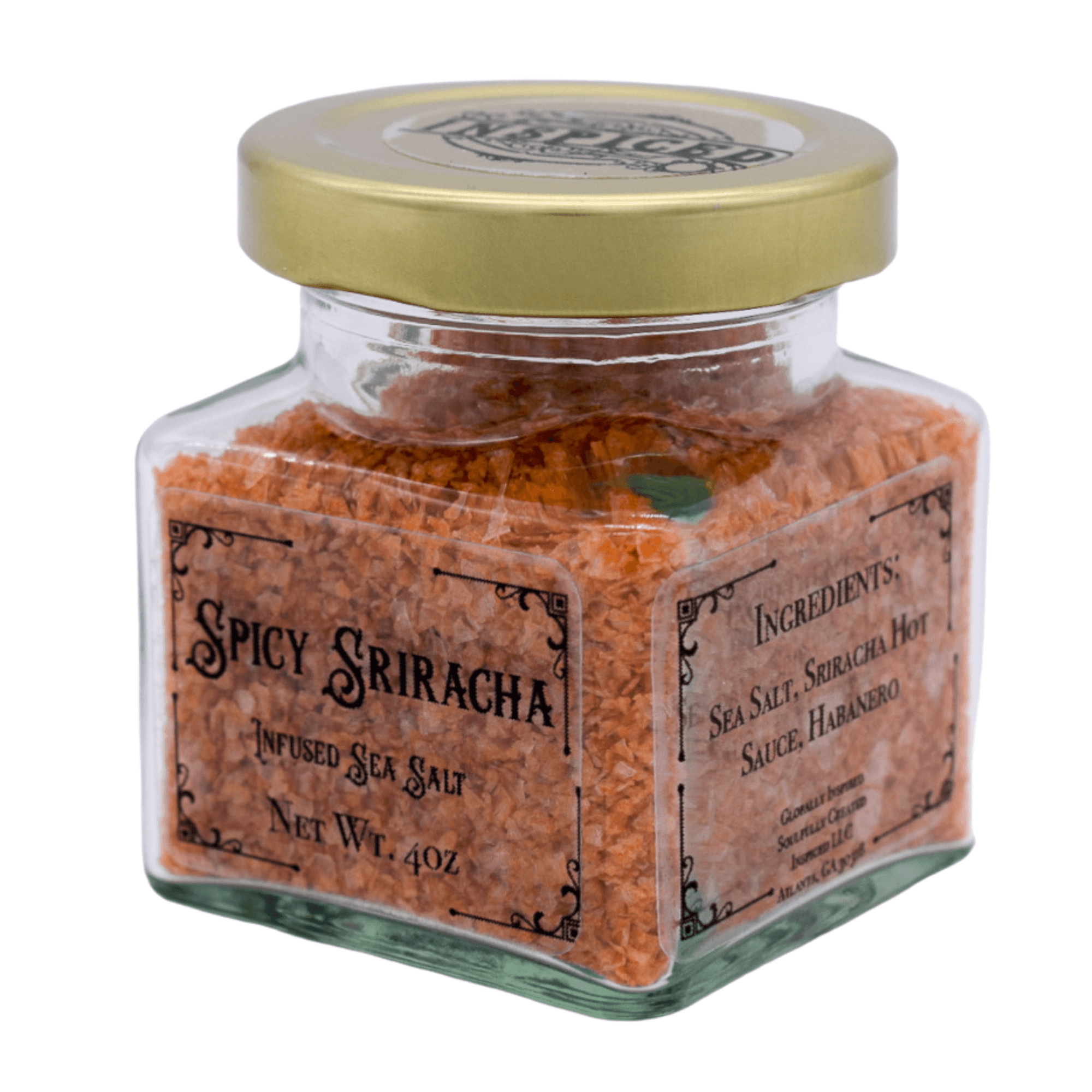 Spicy Sriracha Infused Sea Salt - Inspiced.com